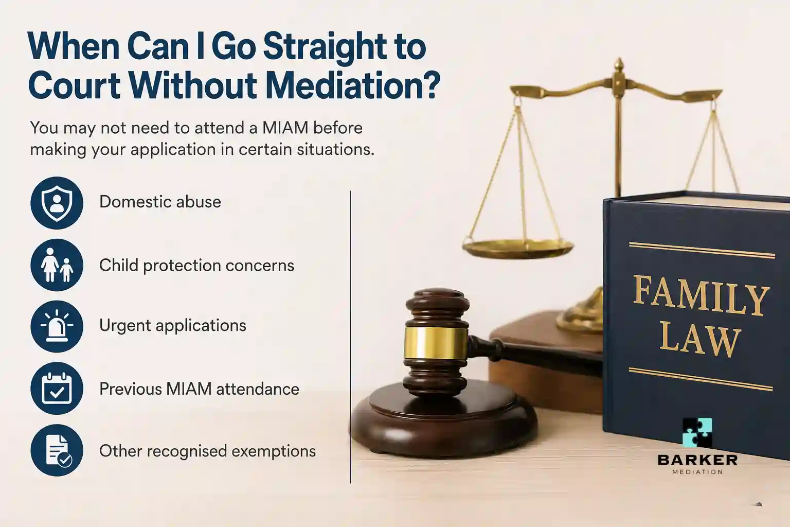 When Can I Go Straight to Court Without Mediation Coventry?